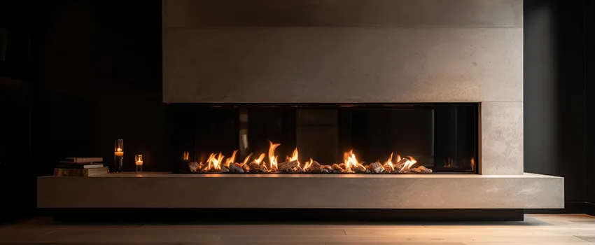 Gas Fireplace Ember Bed Design Services in Central Point, Oregon