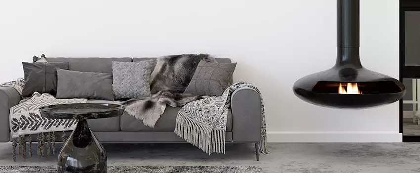 Circular Hanging Fireplace Installation Services in Central Point, OR