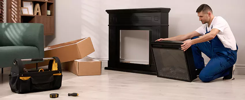 Old Rusted Metal Fireplace Repair And Replacement in Central Point, OR