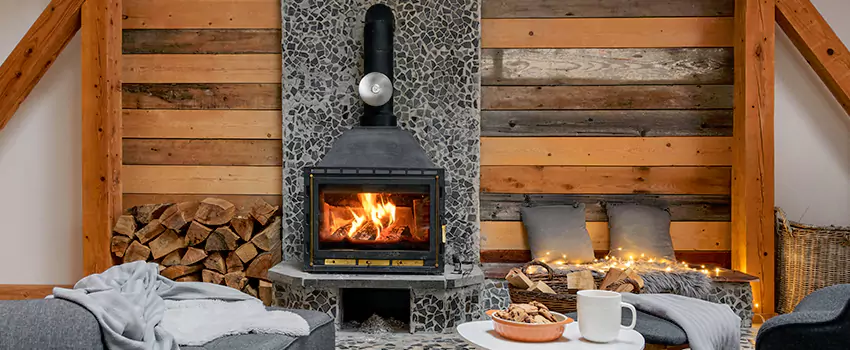 Thelin Hearth Products Direct Vent Gas Stove Fireplace Inspection in Central Point, Oregon